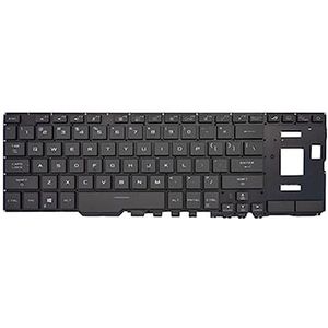 Laptop Toetsenbord Voor For ASUS For ROG Zephyrus Duo 15 SE GX551QM GX551QR GX551QS Colour Zwart Verenigde Staten Lay-out