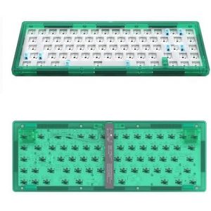 QPSJXN Hot Custom Mechanische Toetsenbord met RGB Backlight Joint Structuur voor Compatibele Schakelaars(GAS67 Green Kit)