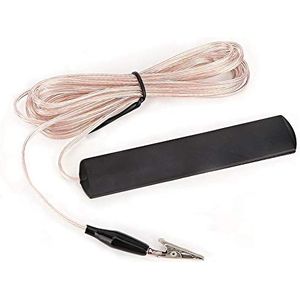 Qiilu Radio Antenne, FM Antenne Draad FM Radio Antenne Versterker ANT-108SE voor Thuis o Ontvanger AV Eindversterker