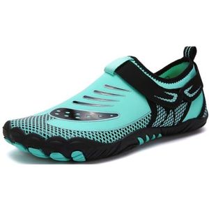 TEXSTYLE Heren Womens Blootsvoets Waterschoenen Sneldrogende Aqua Schoenen Unisex Zwemschoenen voor Mannen, Strand, Duiken, Surfen, Varen, Snorkelen Schoenen OMY26, Blauw, 44 EU breed