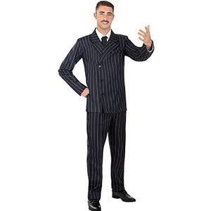 Funidelia | Gomez Addams-kostuum Voor - the Addams Family voor mannen Kostuum voor Volwassenen Accessoire verkleedkleding en rekwisieten voor Halloween, carnaval & feesten - Maat L