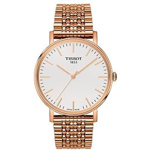 Tissot heren analoog kwarts Everytime medium polshorloge met roestvrij stalen armband T1094103303100