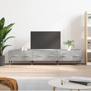 CBLDF TV-meubel Beton Grijs 150x36x30 cm Engineered Hout