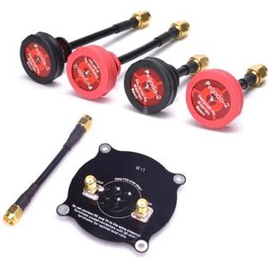 Voor Pagoda 2 / Triple Feed Patch 5.8G 5dBi 50W voor Omnidirectionele Omni voor FPV Flat Panel Pagoda-antenne LHCP/RHCP SMA/RP-SMA(Antenna SMA)