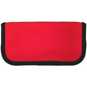 gopoo Rode streep. Leuke Canvas Potlood Pouch - Georganiseerde Opslag voor Reizen & Dagelijks Gebruik Etui, Make-up Pouch