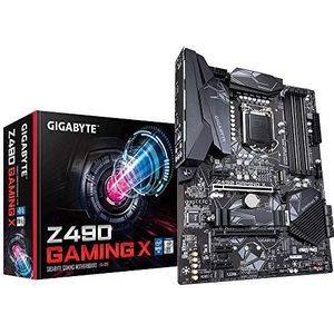 GIGABYTE Z490 Gaming X Intel LGA 1200 ATX Motherboard (11+1 Phases, 2-Way CrossFire Multi-Graphics, USB 3.2 Gen2, Type-A, Dual M.2, RGB FUSION 2.0, Q-FLASH PLUS)