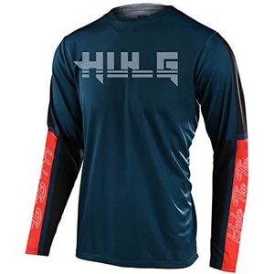Heren fietsshirt MTB tops, MX MTB lichtgewicht materialen, ademend materiaal, mountainbike lange mouw ademend comfortabel zacht vochtafvoerend fietsshirt