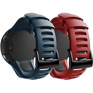 Chainfo Watch Strap compatibel met Suunto Ambit3 Peak/Ambit 2 / Ambit 1, Soft Silicone Sport Replacement Bands (Pattern 3+Pattern 4)