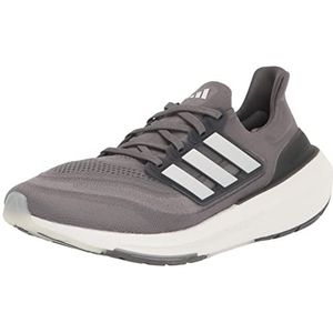adidas Unisex Ultraboost Light Sneaker, Grey/White/Grey, 5.5 US Men