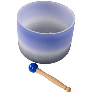 Fame Crystal Singing Bowl 9"" Indigo Blue A4 432 Hz - Klankschaal