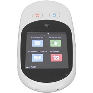 Taalvertaalapparaat, Slimme Vertaler met 1500mAh-batterij voor Afspraken (Wit)