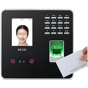 Inklokken Machine TCP/IP USB Biometrische vingerafdruk Gezicht Gezichtsherkenning Medewerker Tijdregistratie Machine Prikklokrecorder Apparaat(BK100-B-IC)