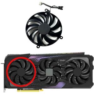 Vervangende ventilator CF-129420S voor INNO3D RTX4080 4080S 4090 iCHILL X3 grafische kaart(Left fan)