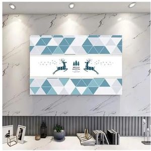 WLTYSM TV Cover Catoon TV Cover Bescherming Stofkap Huishoudelijke Opknoping TV Doek 32 tot 70 Inch Universele Decoratie TV Display Beschermers (15,7 inch)