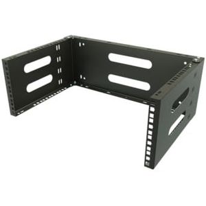 Stalflex Rack Holder Wall Mounted 19"" 4U, 330mm, Black WRH19-4U-330B