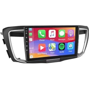 Android 14 Autoradio 9 inch touchscreen voor Honda Accord 2014-2017 Autoradio Navigatie met Carplay met GPS navigatie Bluetooth FM USB Steering Wheel Control(X8 8G+128G)