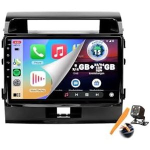 Y200s,YLOXFW Auto Stereo Android 15.0 Radio Sat Nav voor Land Cruiser LC200 2007-2015 GPS Navi 9'' Cartablet Multimedia Video Player FM BT Ontvanger met Carplay 4G 5G WiFi DSP SWC