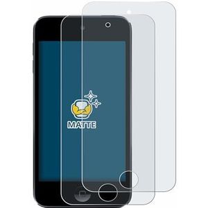 BROTECT 2x Antireflecterende Beschermfolie voor Apple iPod Touch (Gen.5/6/7) Anti-Glare Screen Protector, Mat, Ontspiegelend