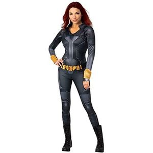 Rubie's Officieel luxe kostuum Black Widow, Marvel-film, voor dames, maat L