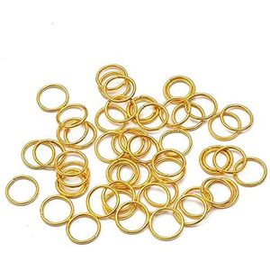 VIXDA 50-500Pcs 3-20Mm Goud/Zilver Kleur Enkele Loops Open Jump Ring & Split Ring Connectors Voor Diy Sieraden Maken Bevindingen Supplies