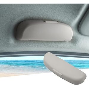Autobrillenkokers Brillenhouder voor Ford Transit Custom (2013+) [Manual], ABS-Materiaal, autozonnebrillenhouder Brillenkoker Auto-Interieur Opbergdoos Organizer Accessoires,A/GRAY