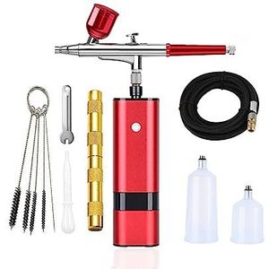 Airbrush Met Compressor Huidverzorging Tattoo Nagel Schoonheid Make-up Kunst Ontwerpen Nauwkeurige Controle(2B+30A controller)