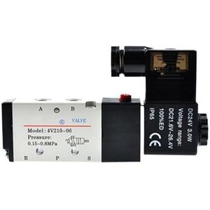 5/2 Manier 5/3 Manier 4V200 Serie 4V210-06 4V210-08 Pneumatische Magneetventiel (AC110V, 4V220-08)