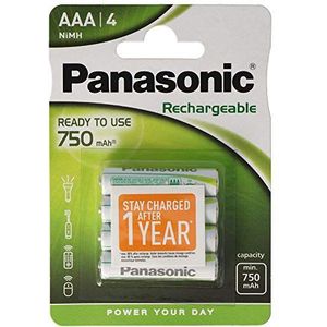 Panasonic Evolta Accu Micro AAA Klaar voor gebruik 4-pack HHR-4MVE / 4BC