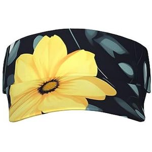 WYJLTTYT A Fascinating Universe zonnebrandcrème pet voor volwassenen, stijlvolle en verstelbare zonnebescherming hoed voor dames en heren, Prachtige kleurrijke bloemen, Eén Maat