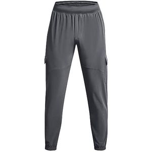 Under Armour Stretch geweven cargobroek voor heren, Zwart/Pitch Gra, XL