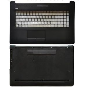 Laptophoes voor HP Pavilion 17-BY 17T-BY 17-CA 17Z-CA 17G-CR 17Q-CS LCD-achterkant/voorkant/palmsteun/onderkant(Black C D shell)