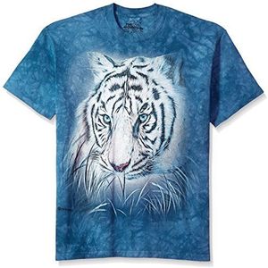 The Mountain Heren doordachte witte tijger T-shirt - blauw - XL