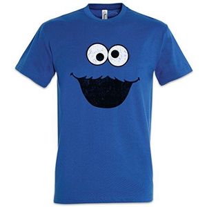 Urban Backwoods Cookie Monster Heren T-Shirt Blauw Maat 2XL