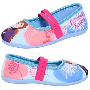 Disney Frozen 2 pantoffels voor meisjes, Elsa Anna ballerina's, kinderpantoffels, slip-on pantoffels, Meerkleurig, 24 EU