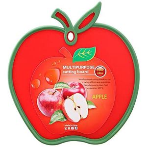 Fruit Groenten Voedsel Snijplank, Fruit Gevormde Snijplank voor Keuken, Non Slip, Gemakkelijk schoon te maken Apple Vorm