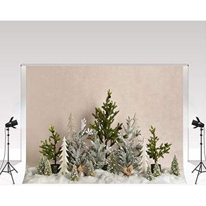 Kate Kerstmis fotografie achtergrond 3x3m winter sneeuwvlok kerstboom foto achtergrond voor newborn portret studio
