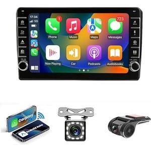 Android 14 2 DIN Autoradio Stereo 9 inch Screen voor Audi A3 8P S3 RS3 2003-2013 GPS Navigatiesysteem FM AM RDS DAB+ Radio Carplay Android Auto Qualcomm BT 5.0 Dolby DTS(NF-5 8Core 4+64G)