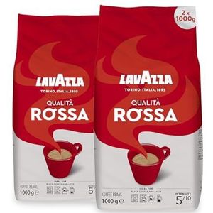 Lavazza Qualita Rossa koffiebonen, 1 kg, 2 stuks
