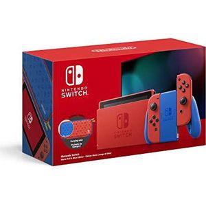 Nintendo Switch Console - Rood / Blauw - Nieuw model - Super Mario Limited Edition