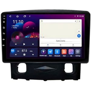 Android 14 GPS Navigation Stereo voor Ford Escape Kuga 2007-2012 9 Inch 2 Din Car Stereo Radio met CarPlay AHD Omgekeerd beeld Bedieningselementen op het stuur Bluetooth(S1 1G+32G)