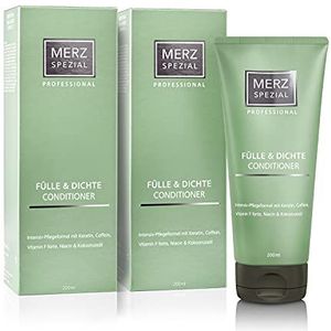 Merz Spezial Professional Haarconditioner vol & dichtheid - met keratine en cafeïne voor minder haarbreuk en soepel haar (2 x 200 ml)