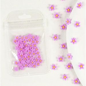 Water diamanten, nagels, nagels, juwelen 4,5 g acryl bloem nail art strass steentjes multicolor gemengde maat 50 stuks(50PC-WBH05)