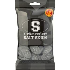 14x70g S-Märke - Salt Skum - Origineel - Zweeds - Zoethout - Salmiak - Wijntandvlees - Snoep