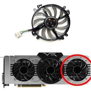 Voor LEADTEK voor GeForce GTX1070 1070ti 1080 voor WinFast voor HURRICANE Grafische kaart Vervangende ventilator FD7010H12D(Right fan)