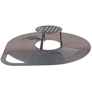 RM Design Barbecueplaat, braadplaat, vuurplaat, barbecue-accessoires, haard, diameter 80 cm