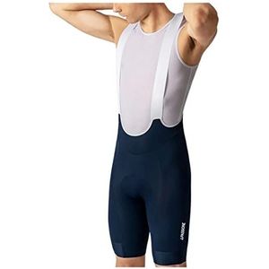Fietsshorts, gewatteerde shorts, heren fietsbroek heren shorts team zomer fietsen koersbroek hoge dichtheid spons pad (kleur: zwart, maat: X-Larege)