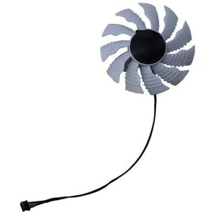T128015SU Videokaartventilator GPU VGA-koeler voor Gigabyte voor GeForce RTX 3070 3070Ti VISION OC 8G witte versie, grafische kaartkoeling(1 PCS)