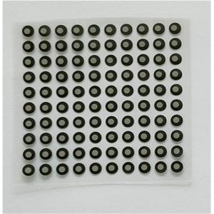 1000 stuks 3D-scanning 10 mm reflecterende markeerstiften met hoge lichtsterkte, kleefmarkeringen for het vastleggen van driedimensionale scaninformatie en modellering voor ondersteunde positionering,