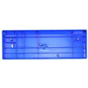 Tityvirnix 60% compacte kunststof toetsenbordhoes compatibel met GH60 POKER2 POK3R blauw