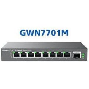GRANDSTREAM GWN7701M Onbeheerbare Switch 2.5G MultiGigabit, 8X 2.5GbE RJ45-poorten, 1x SFP+, metalen behuizing, 12V/1A PSU-merk